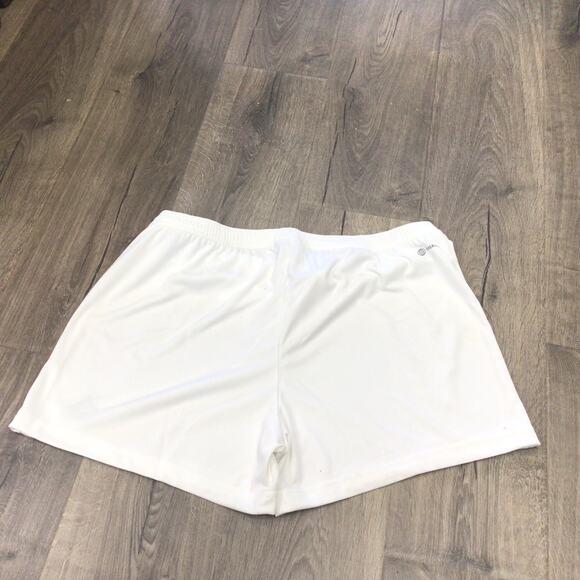 adidas Womens Entrada 22 Soccer Short White Size XLarge AEROREADY Athletic Short - Picture 3 of 5